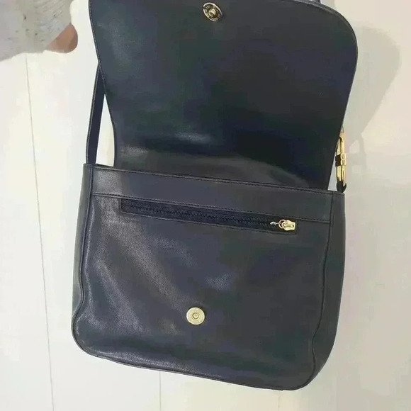 Charter Club Leather Black Purse with Gold Detail - Picture 5 of 15